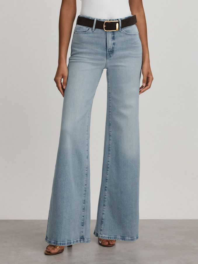 Good Waist Palazzo Pale Blue Palazzo Jeans (C33378) | HK$1,140