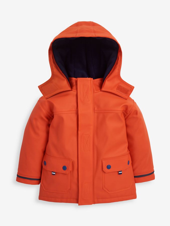 Cosy Fisherman's Jacket in Rust (C40223) | $78 - $81
