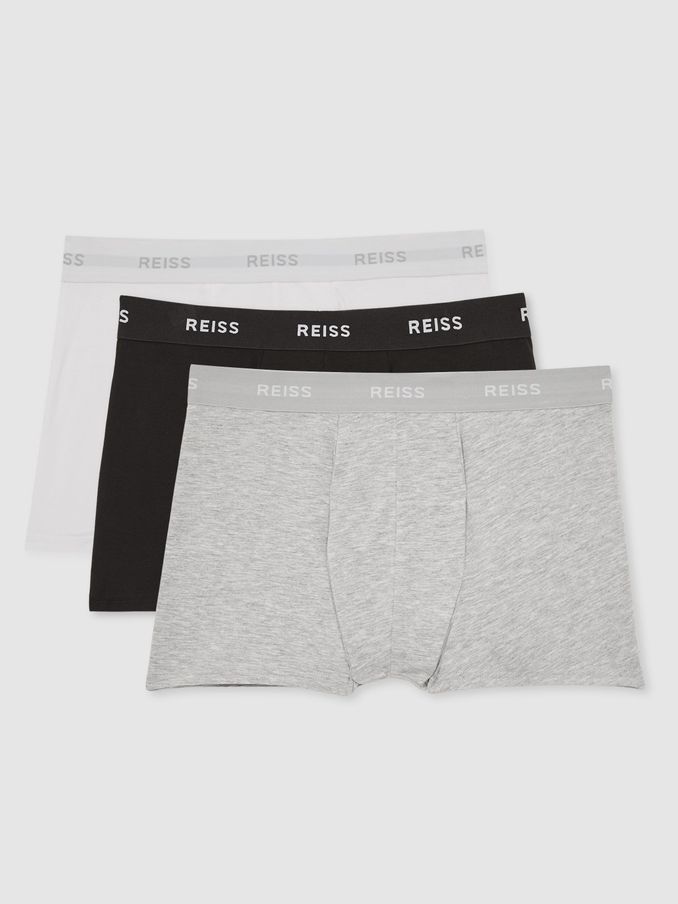 Three Pack of Organic Cotton Blend Boxers in Multi (C40927) | €55