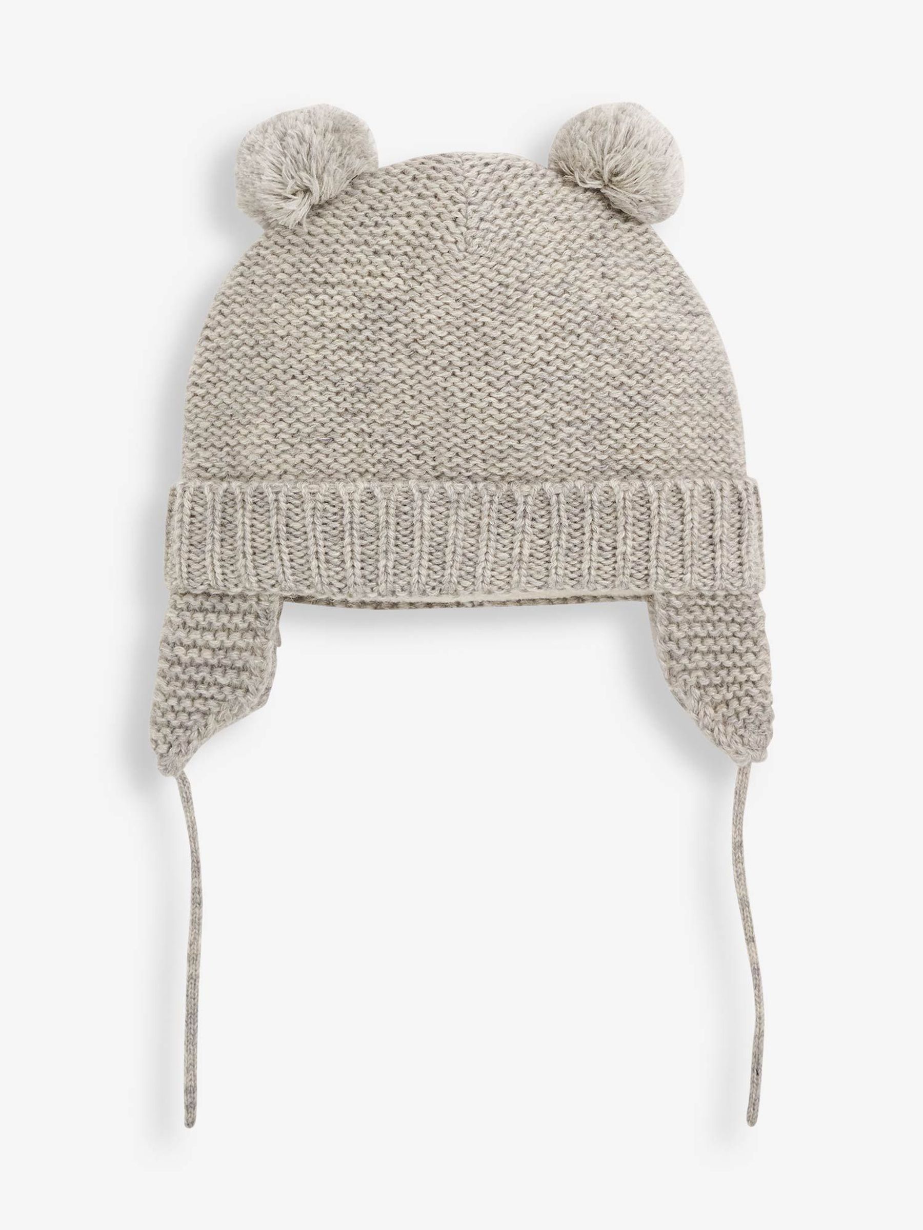 Marl Grey Cosy Pom Pom Hat (C75998) | $25