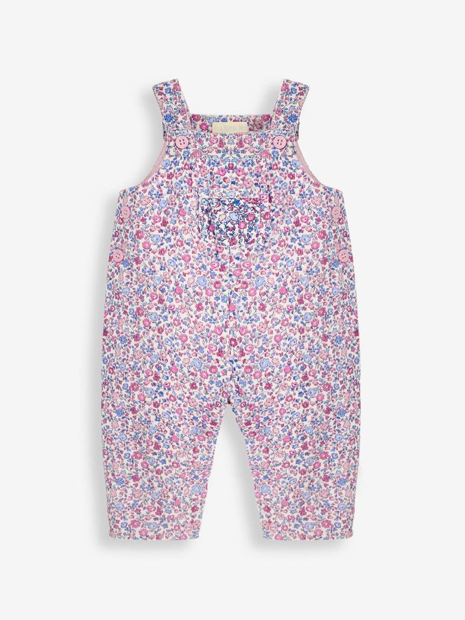 Ditsy Pretty Cord Dungarees in Periwinkle (C81836) | $27