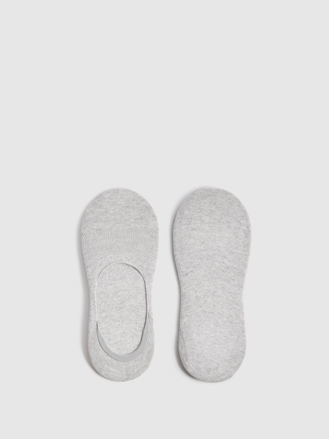 Trainer Socks in Grey Melange (D00235) | €10