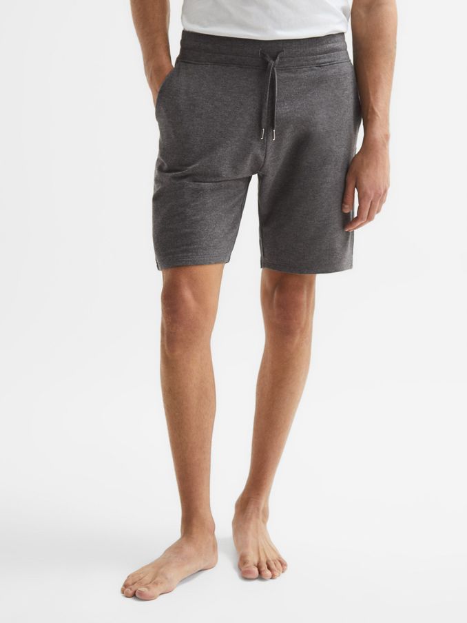 Jersey Shorts in Dark Grey (D00256) | US$38