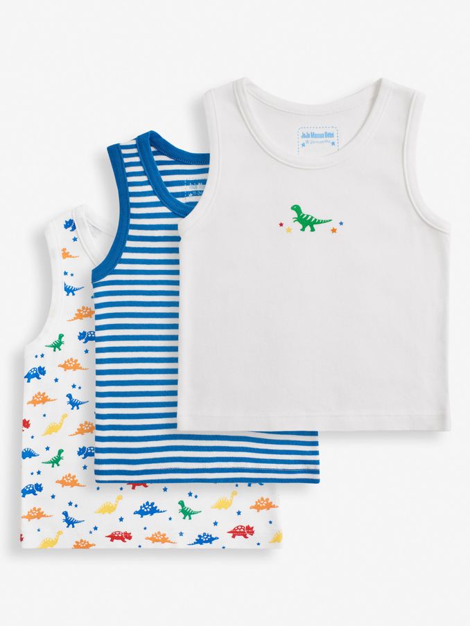 3-Pack Boys' Vest Set in Dinosaur (D18322) | $27