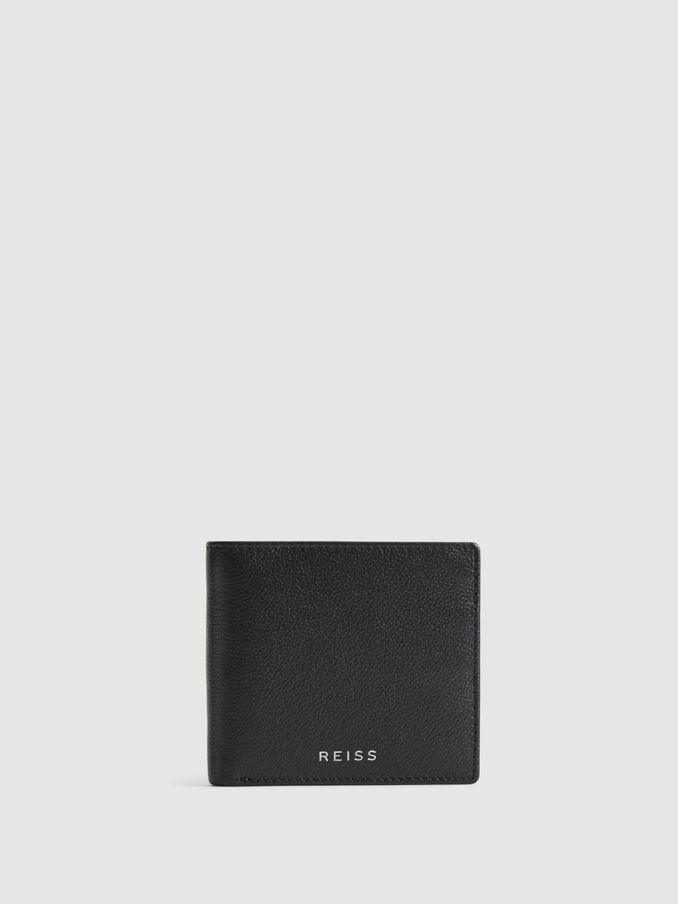 Rains Cabot Leather Wallet in Black (D43717) | €70