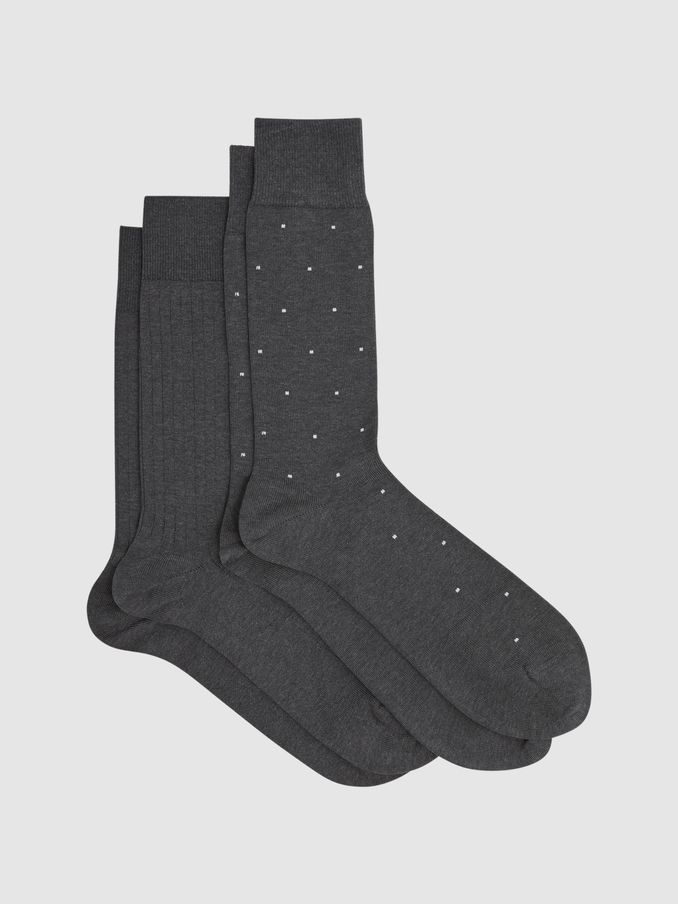 Socks in Charcoal (D50992) | €30