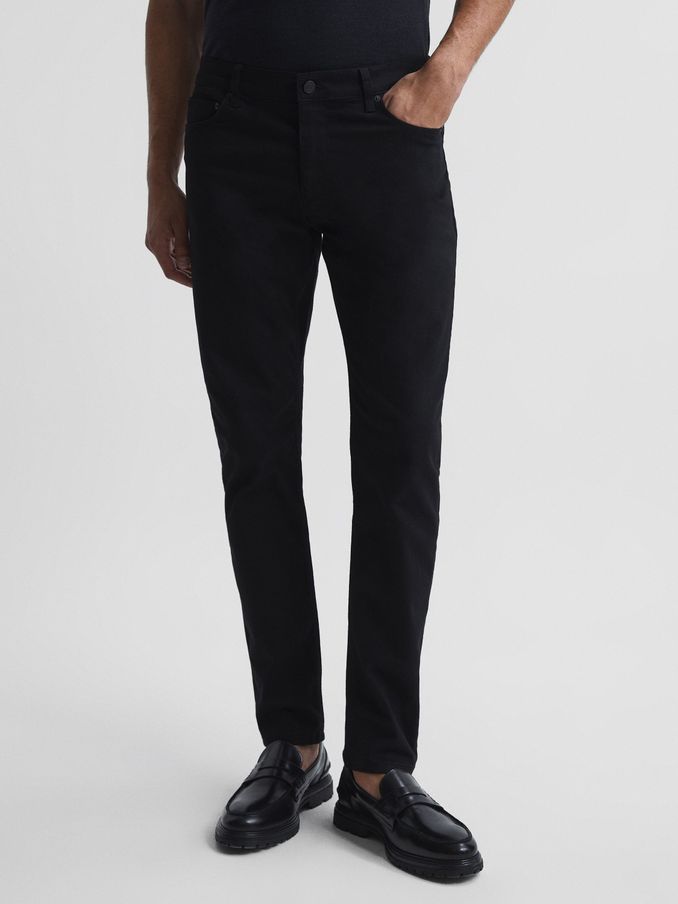 Slim Fit Jeans in Black (D51073) | HK$453