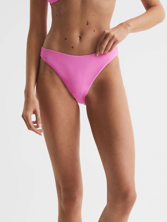 Carina Pink High Cut Bikini Bottoms (D57972) | €21