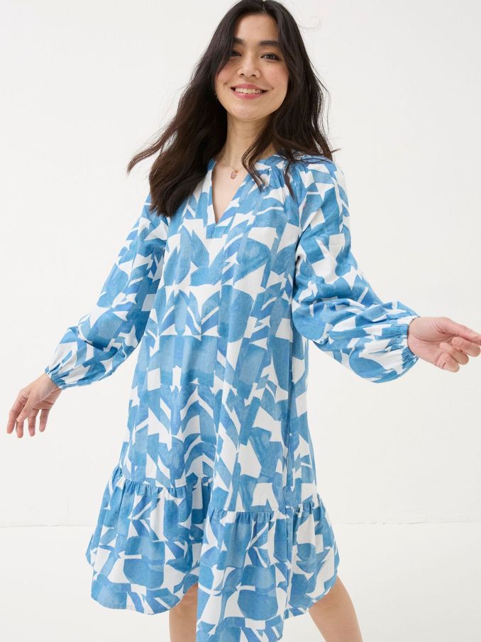 Amy Blue Med Geo Dress (E06693) | $41
