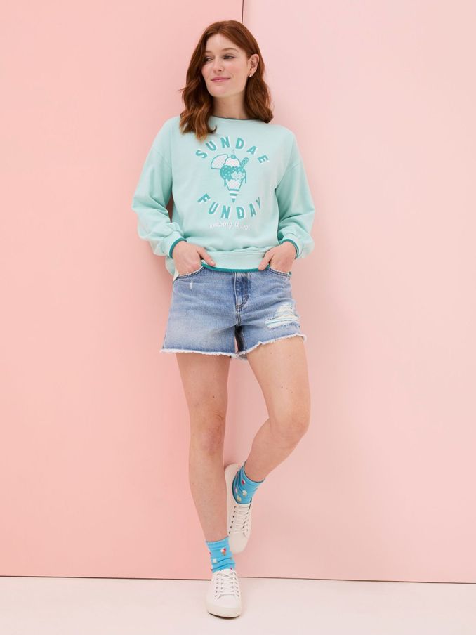 Judes Green Crew Sweatshirt (E06697) | €31