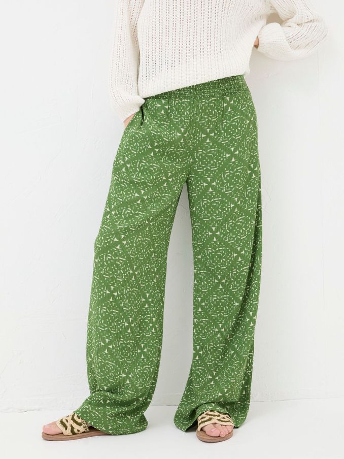Leila Green Geo Marks Palazzo Trousers (E06714) | €46