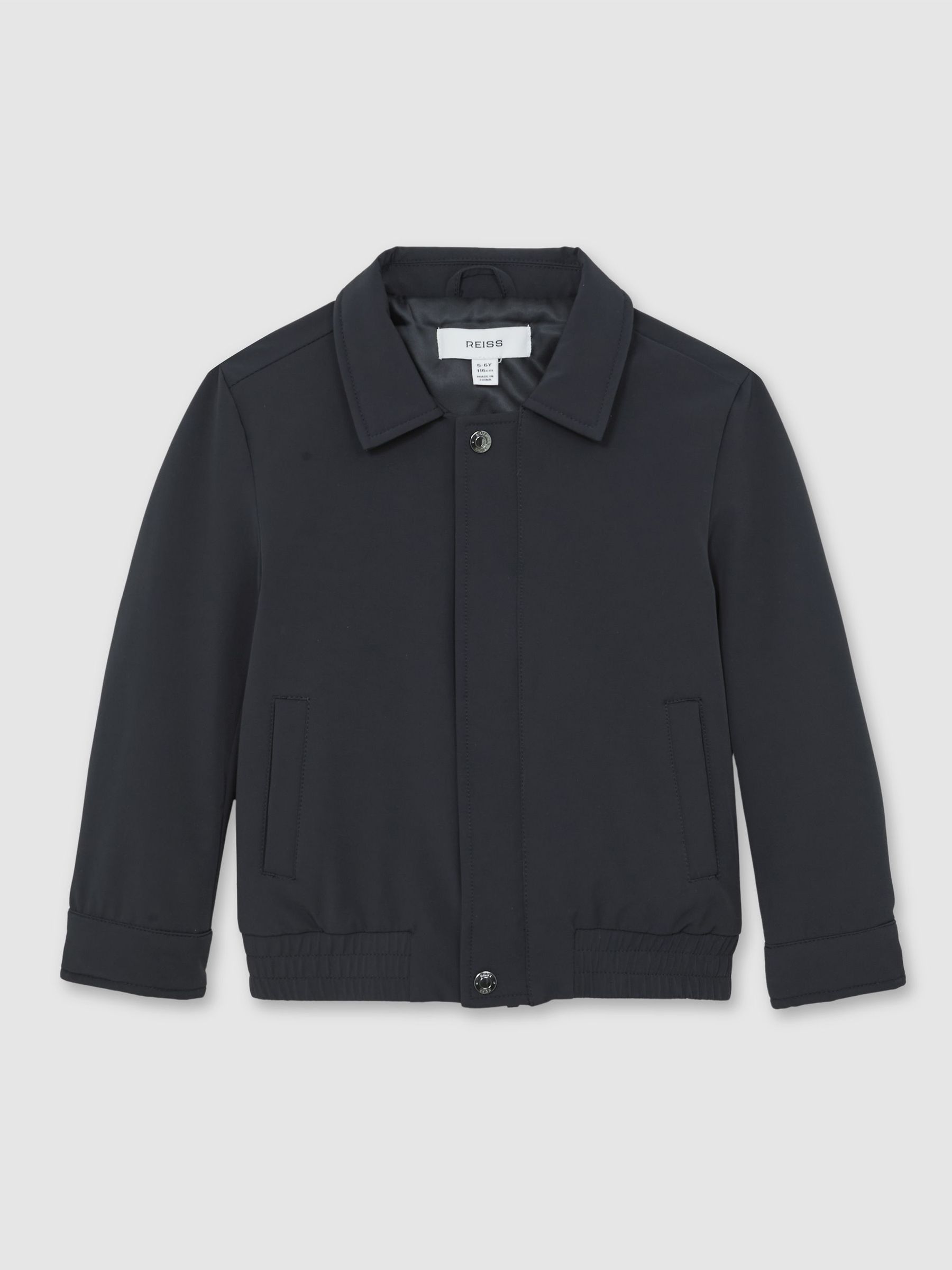 13-14 yrs Zip-Through Harrington Jacket in Blue (E11044) | 465 SAR