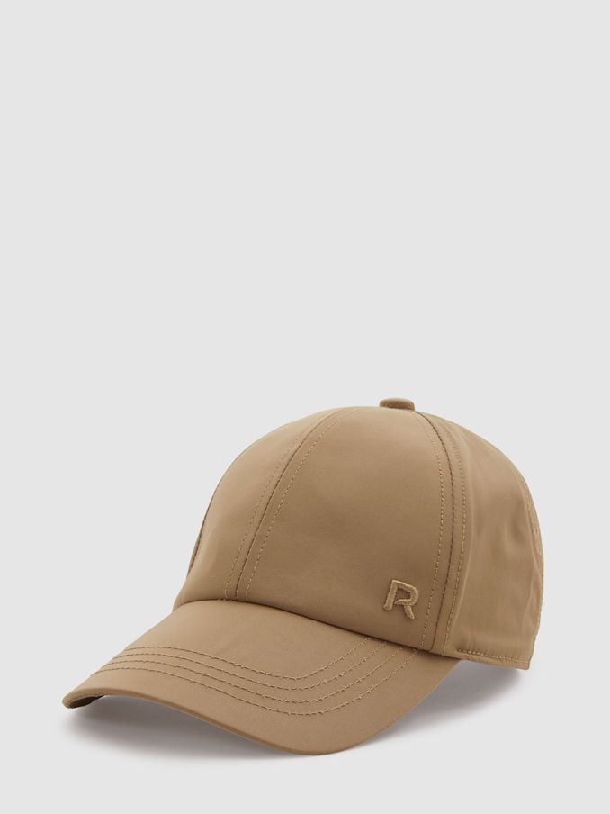 Elasticated Back Baseball Cap in Cream (E11083) | €14