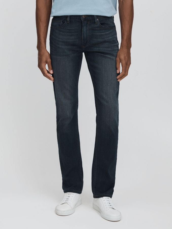 Paige Blue Straight Leg Jeans in Blue (E13752) | €226