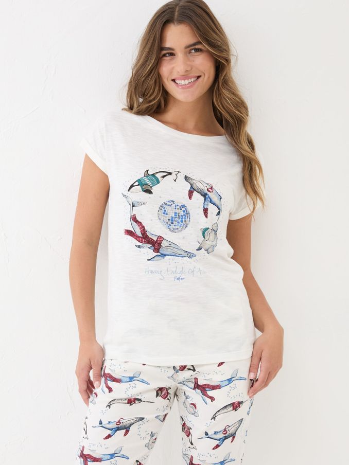 Shelter Ivory Wyn Pyjama Top (E13903) | €15