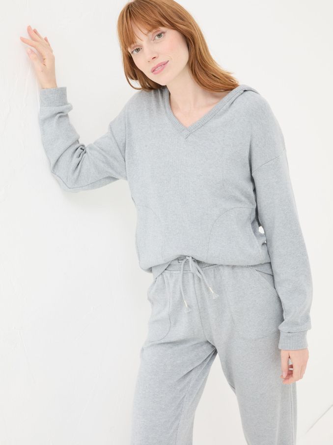 Hannah Grey Lounge Hoodie (E13909) | €48