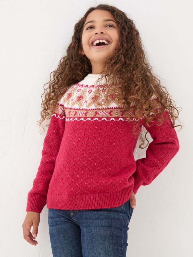 Red Gingerbread Jumper (E14554) | $21