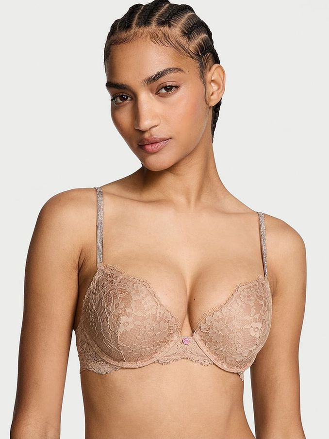 Praline Nude Push Up Twinkle Strap Bra (E14609) | €68