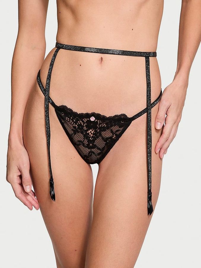 Black Twinkle Strap Suspenders (E16298) | €40