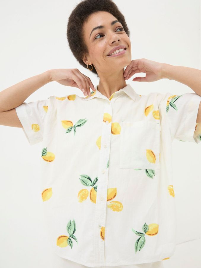 Louisa Natural Lemons Shirt (E17774) | €36