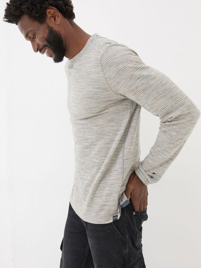 Natural Dark Skies Long Sleeve Crew T-Shirt (E22580) | €31