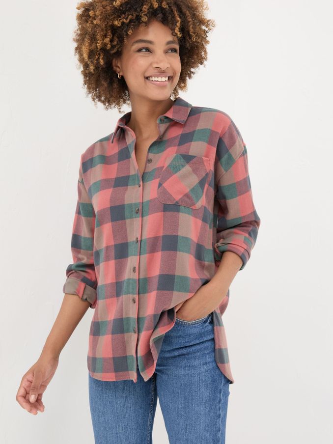 Multi Carolin 100% Cotton Check Shirt (E22583) | €39