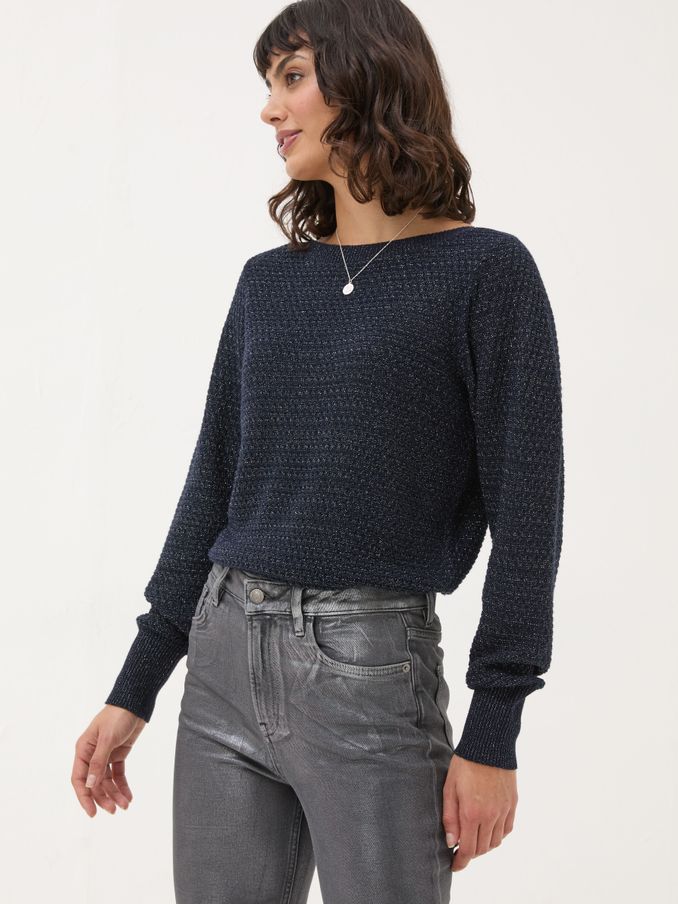 Dark Navy Lara Sparkle Jumper (E22674) | €39