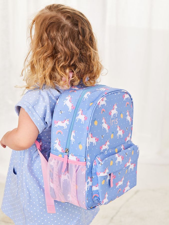 Blue/Pink Medium Backpack (E26014) | $45