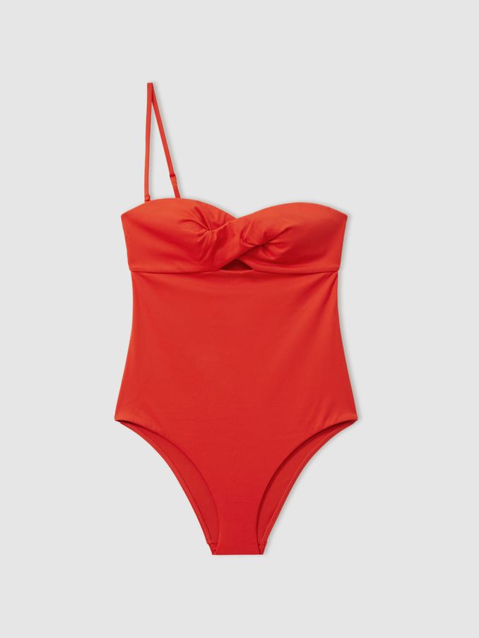 Calvin Klein Underwear Bandeau Swimsuit in Red (E26056) | €85