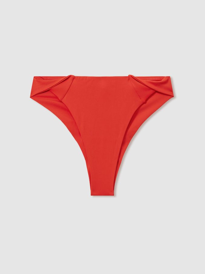 Underwear Twist Detail Bikini Bottoms in Red (E26061) | €35