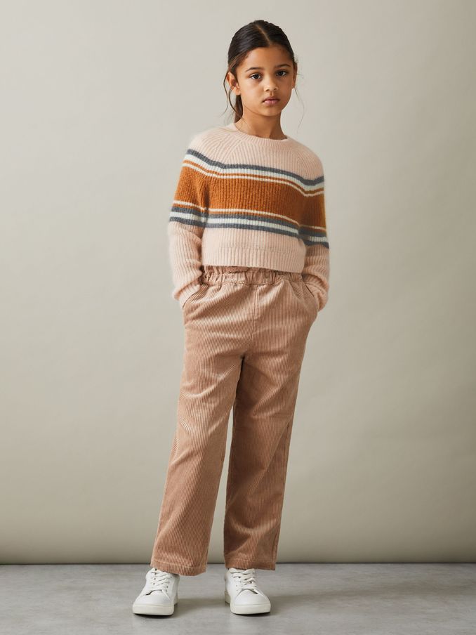 3-9 yrs Colourblock Striped Jumper in Pink (E26417) | US$23