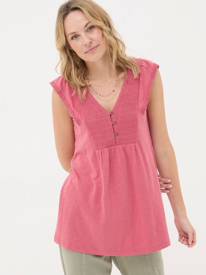 Janine Pink Tunic (E26605) | €36