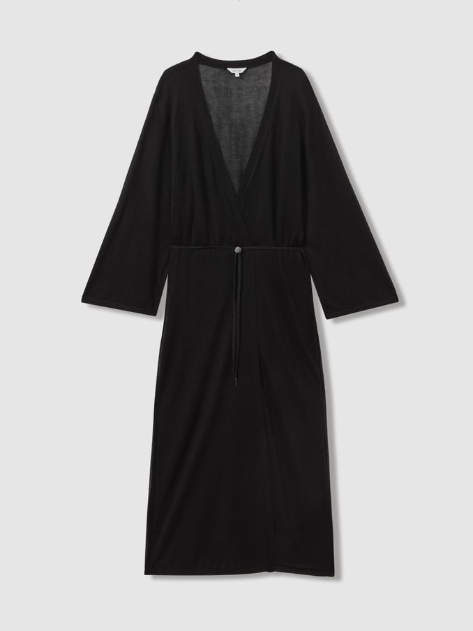Calvin Klein Knitted Kaftan in Black (E26665) | €72