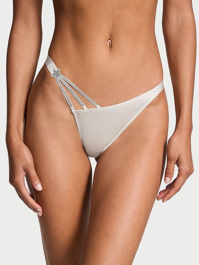 Delfin Grey Brazilian Star Shine Knickers (E26743) | €11
