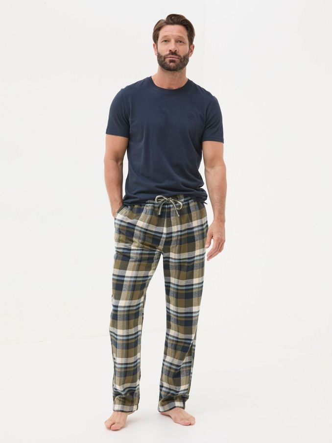 Hambrook Green Check Pyjama Bottoms (E26814) | $30