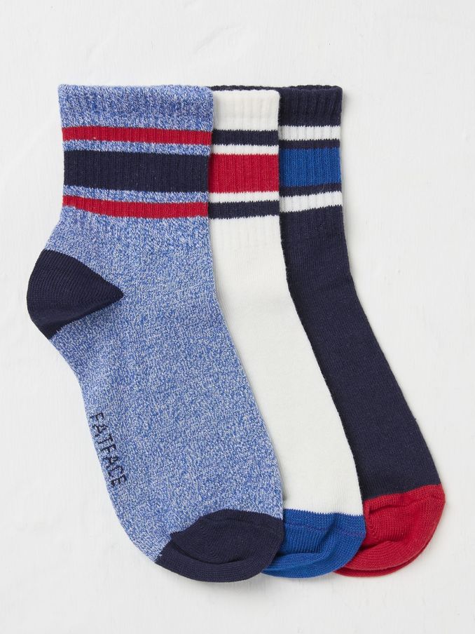 Navy Blue Sport Socks 3 Pack (E27482) | $7