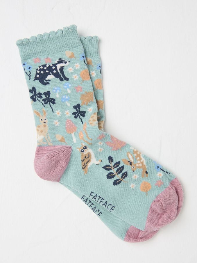 Blue Woodland Kids' Socks 1 Pack (E27487) | €2
