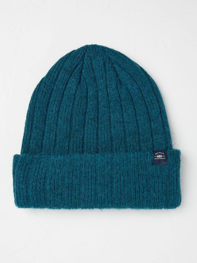 Sebastian Teal Blue Rib Beanie (E27491) | $15
