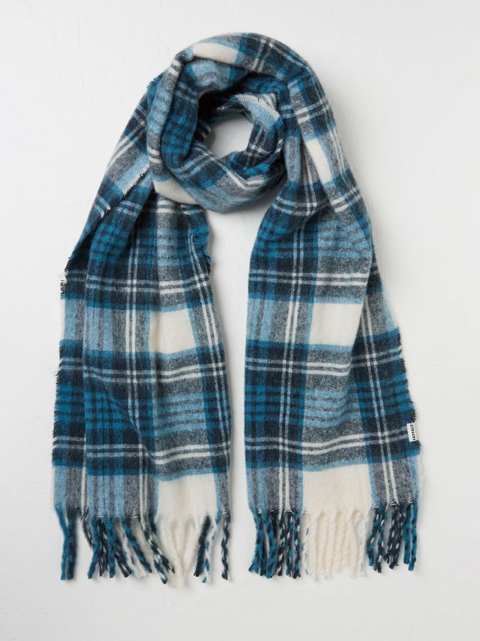 Blue Betty Check Scarf (E29852) | €15