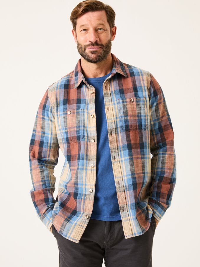 Multi Hythe Long Sleeve Check Shirt (E30274) | $46