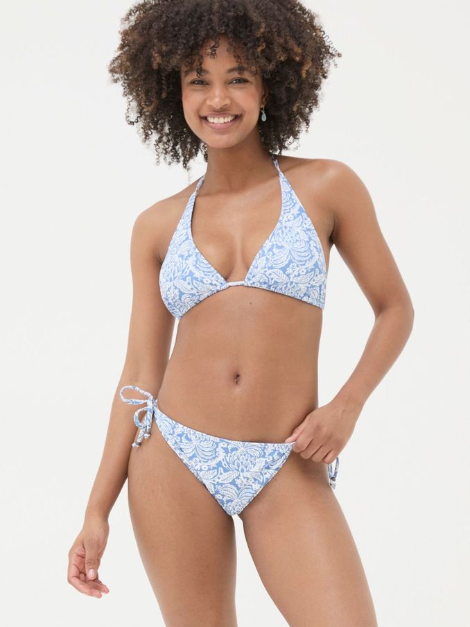Rue Blue Damask Floral Bikini Bottoms (E31945) | €15