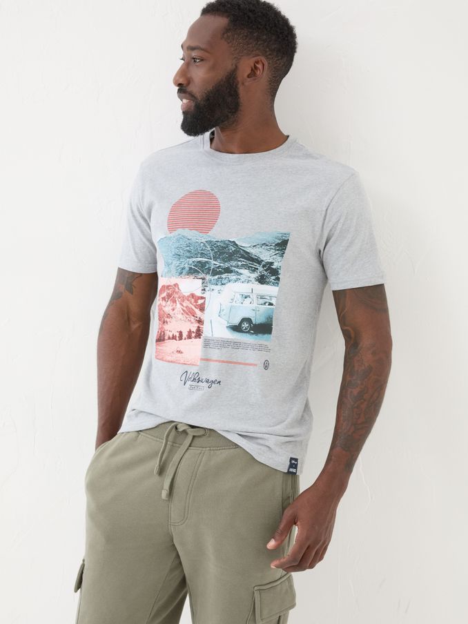 VW Grey Photographic T-Shirt (E33978) | €19
