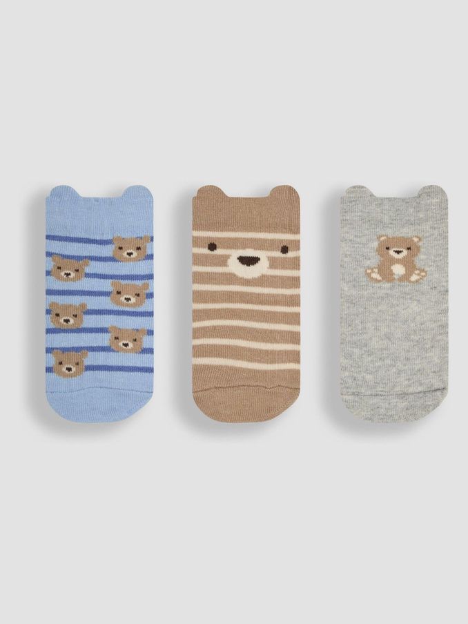 Brown Bear Socks 3 Pack (E35736) | $16