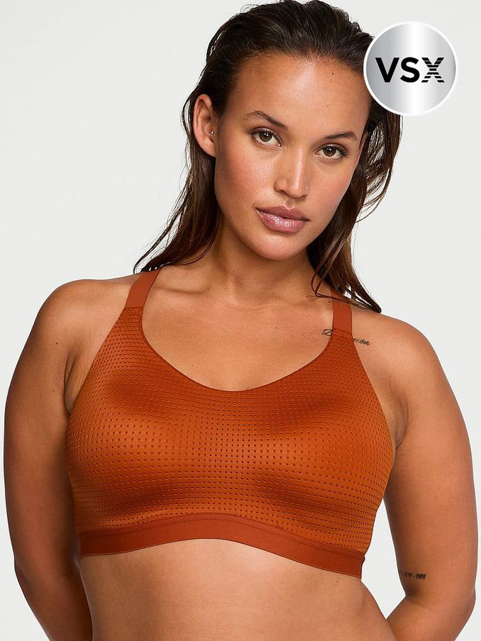 Etruscan Red VSX Lightweight Mesh Medium Impact Sports Bra (E39889) | €25
