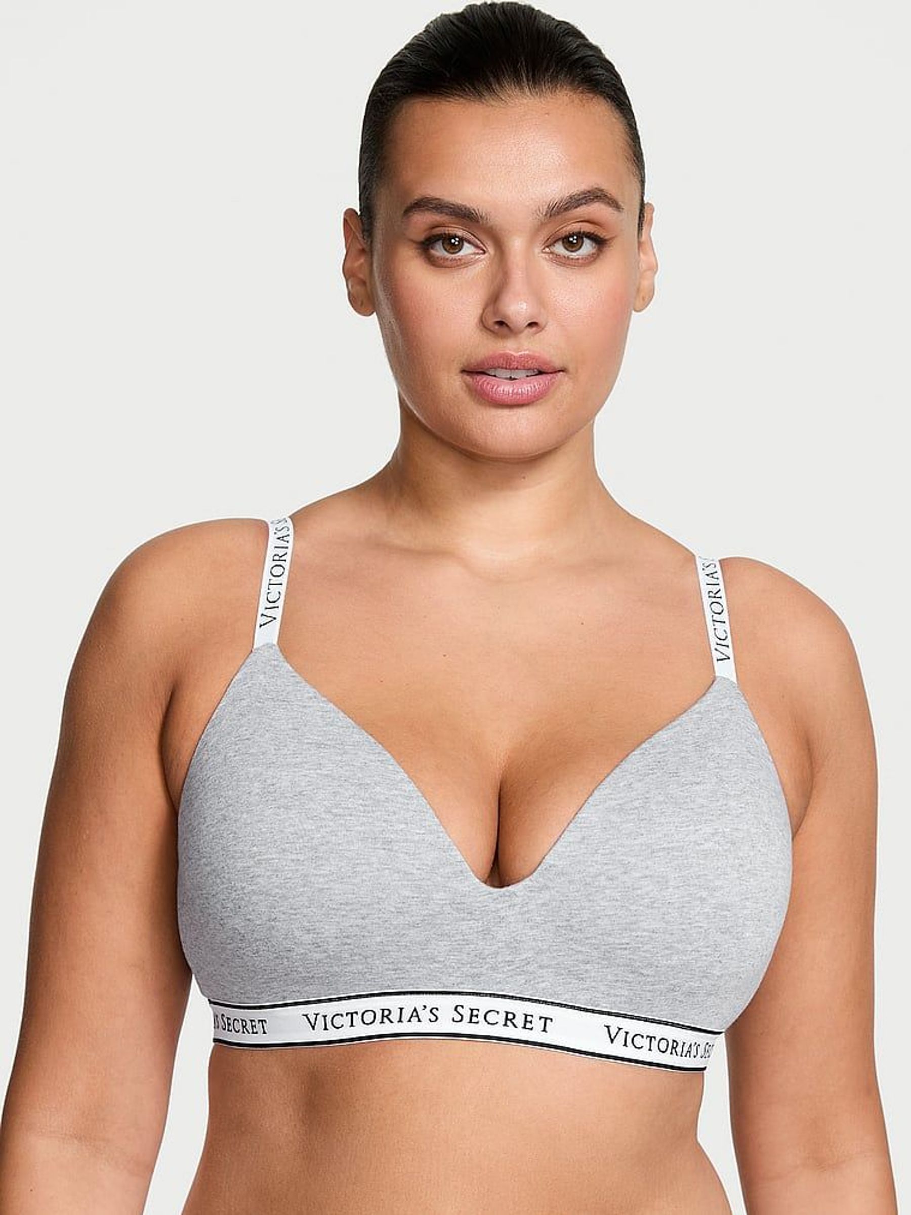 Medium Heather Grey Non Wired Lightly Lined Bra (E39897) | €40
