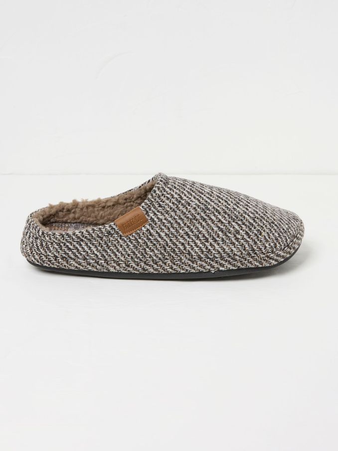 Oatmeal Jamieson Slippers (E40070) | $23