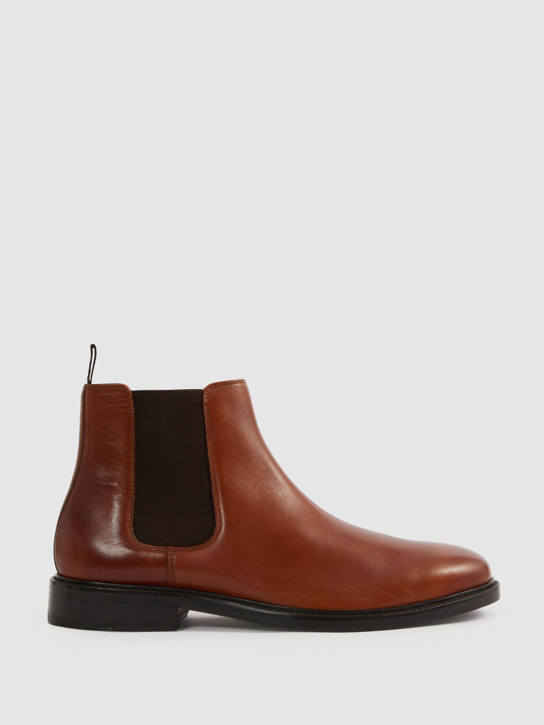 Leather Chelsea Boots in Light Tan (E42843) | US$380