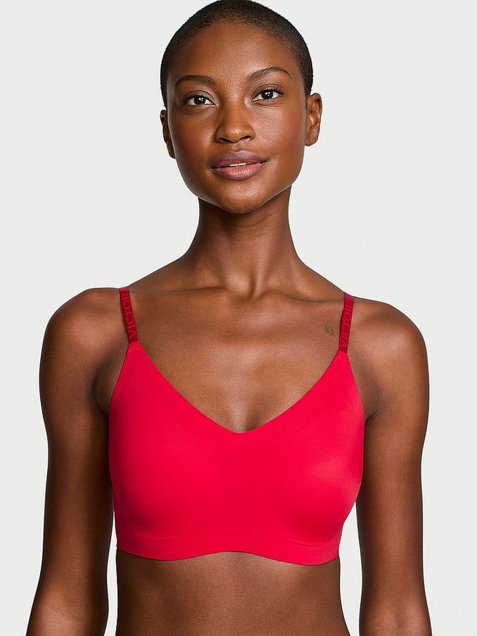 Lipstick Red Lightly Lined Lounge Bralette (E43423) | €33