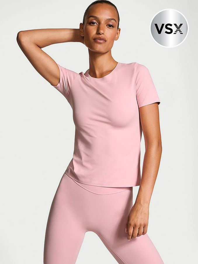 Chalk Rose Pink Elevate™ Stretch T-Shirt (E43426) | €45
