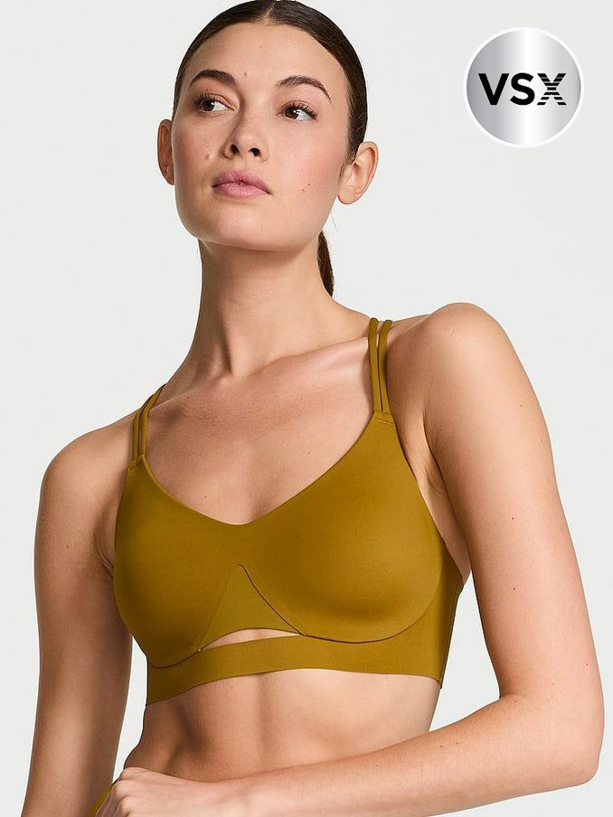Fern Green VSX Elevate™ Strappy Comfort Low Impact Sports Bra (E43496) | €25